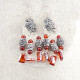 The Red Rose - Earrings